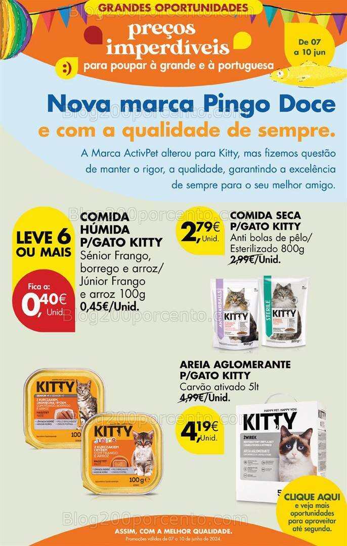 Antevisão Folheto PINGO DOCE Promoções Fim de Semana - 7 a 10 junho