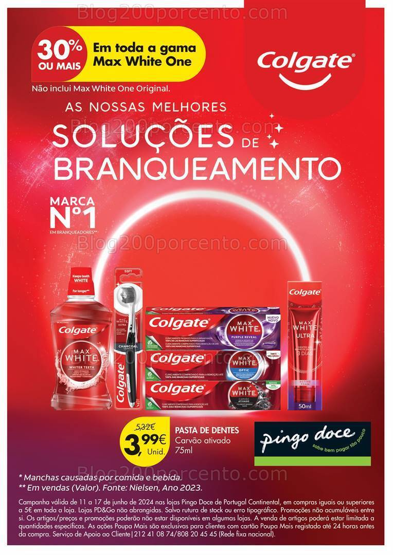 Antevisão Folheto PINGO DOCE Especial Colgate Promoções de 11 a 17 junho
