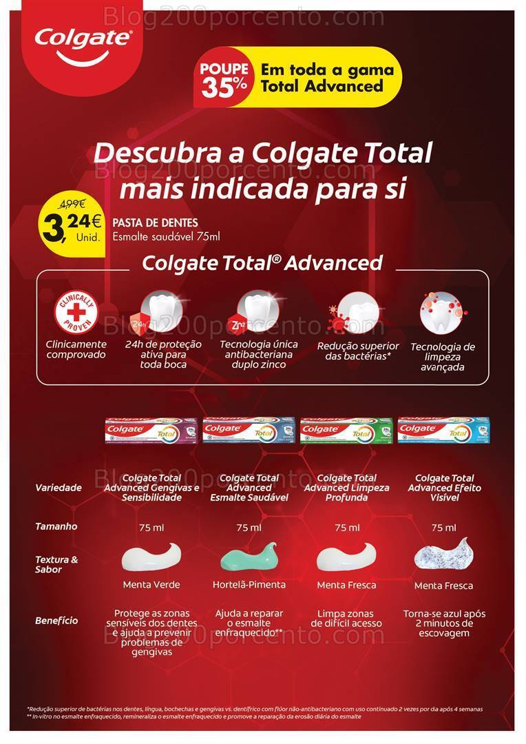 Antevisão Folheto PINGO DOCE Especial Colgate Promoções de 11 a 17 junho