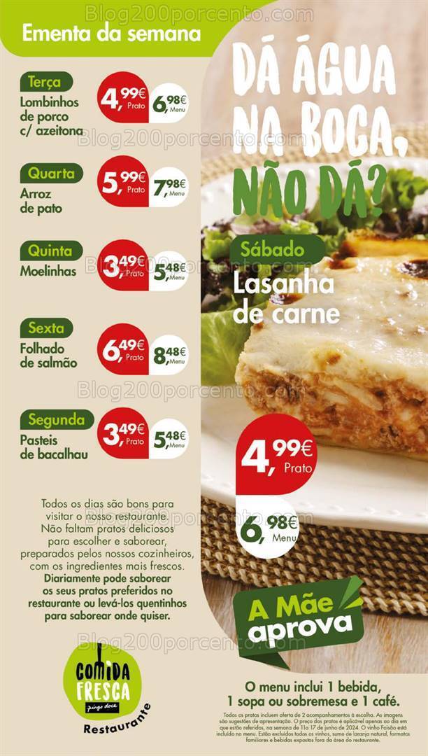 Antevisão Folheto PINGO DOCE Lojas Grandes Promoções de 11 a 17 junho