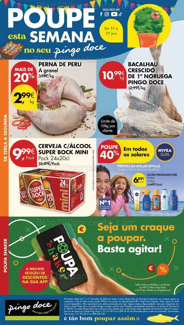 Antevisão Folheto PINGO DOCE Lojas Grandes Promoções de 11 a 17 junho