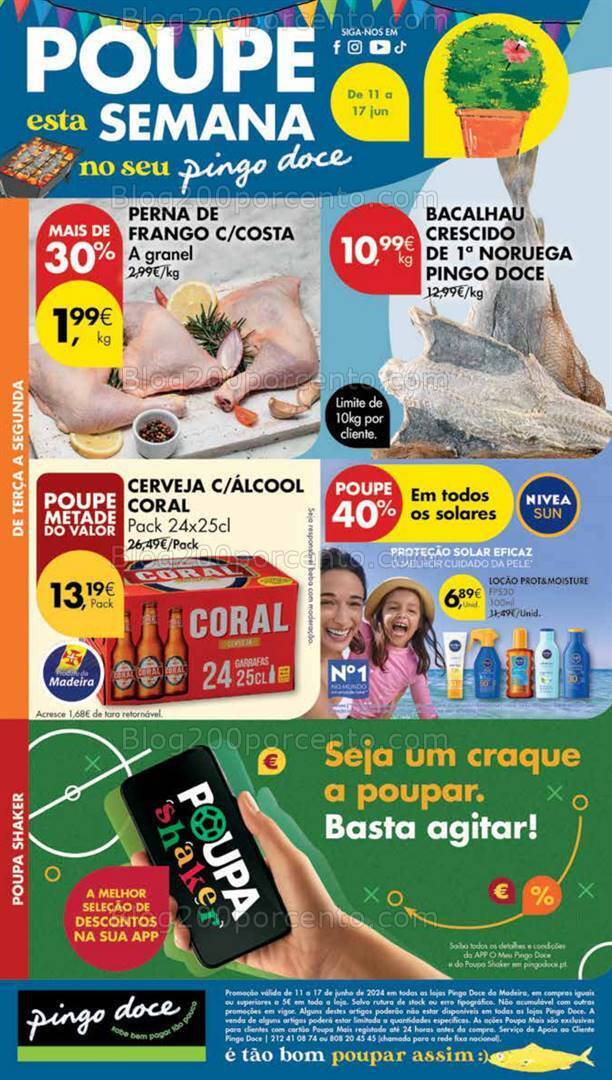Antevisão Folheto PINGO DOCE Madeira Promoções de 11 a 17 junho