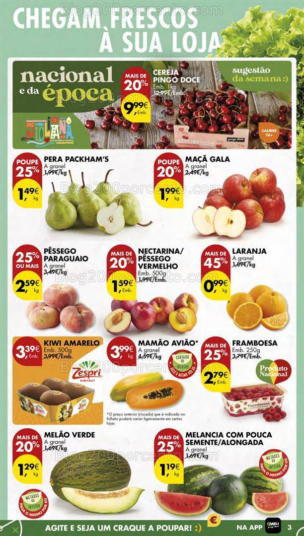 Antevisão Folheto PINGO DOCE Lojas Pequenas Promoções de 11 a 17 junho