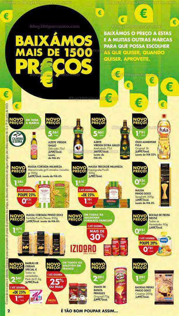 Antevisão Folheto PINGO DOCE Lojas Pequenas Promoções de 13 a 19 junho