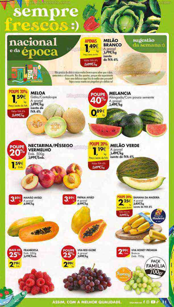 Antevisão Folheto PINGO DOCE Lojas Pequenas Promoções de 13 a 19 junho