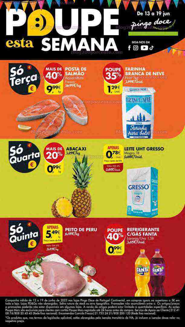 Antevisão Folheto PINGO DOCE Lojas Pequenas Promoções de 13 a 19 junho