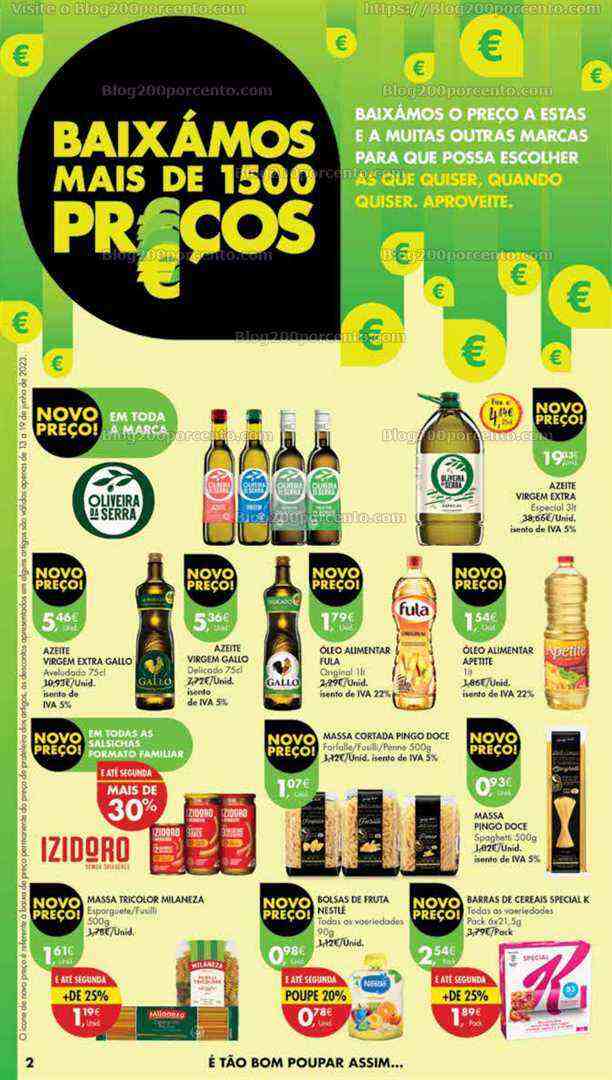 Antevisão Folheto PINGO DOCE Madeira Promoções de 13 a 19 junho