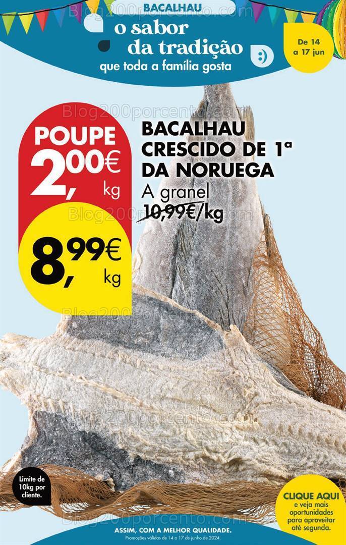 Antevisão Folheto PINGO DOCE Promoções Fim de Semana - 14 a 17 junho