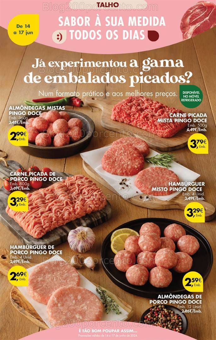 Antevisão Folheto PINGO DOCE Promoções Fim de Semana - 14 a 17 junho