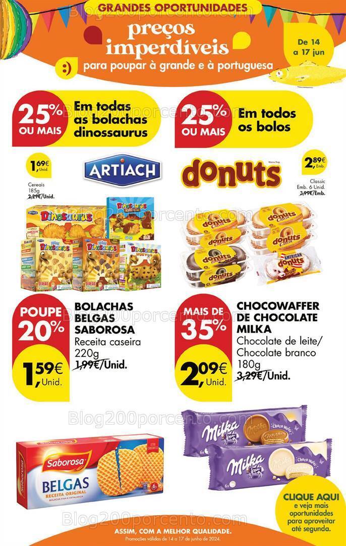 Antevisão Folheto PINGO DOCE Promoções Fim de Semana - 14 a 17 junho