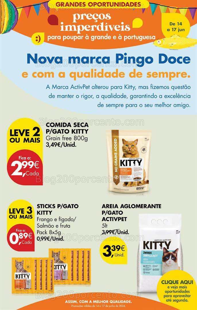 Antevisão Folheto PINGO DOCE Promoções Fim de Semana - 14 a 17 junho