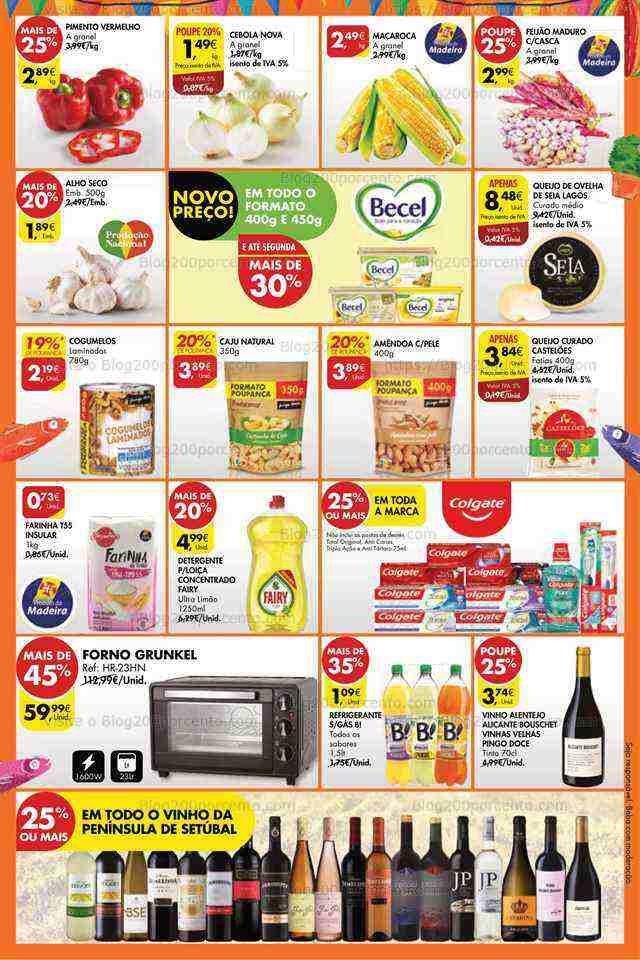 Antevisão Folheto PINGO DOCE Madeira Promoções Fim de Semana - 16 a 19 junho