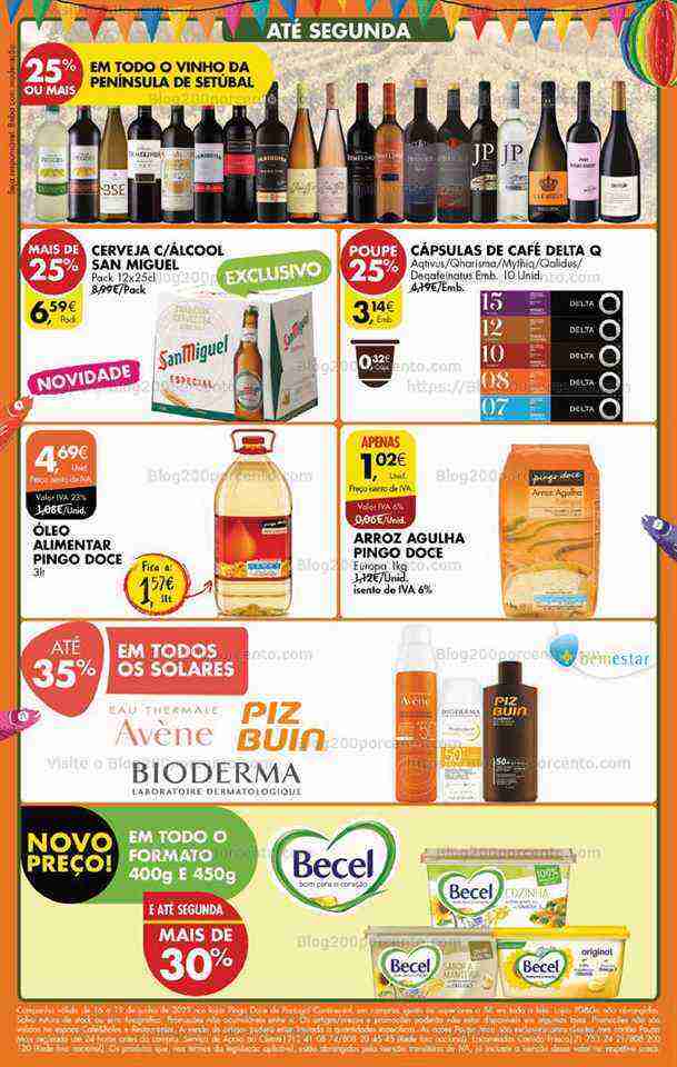 Antevisão Folheto PINGO DOCE Promoções Fim de Semana - 16 a 19 junho