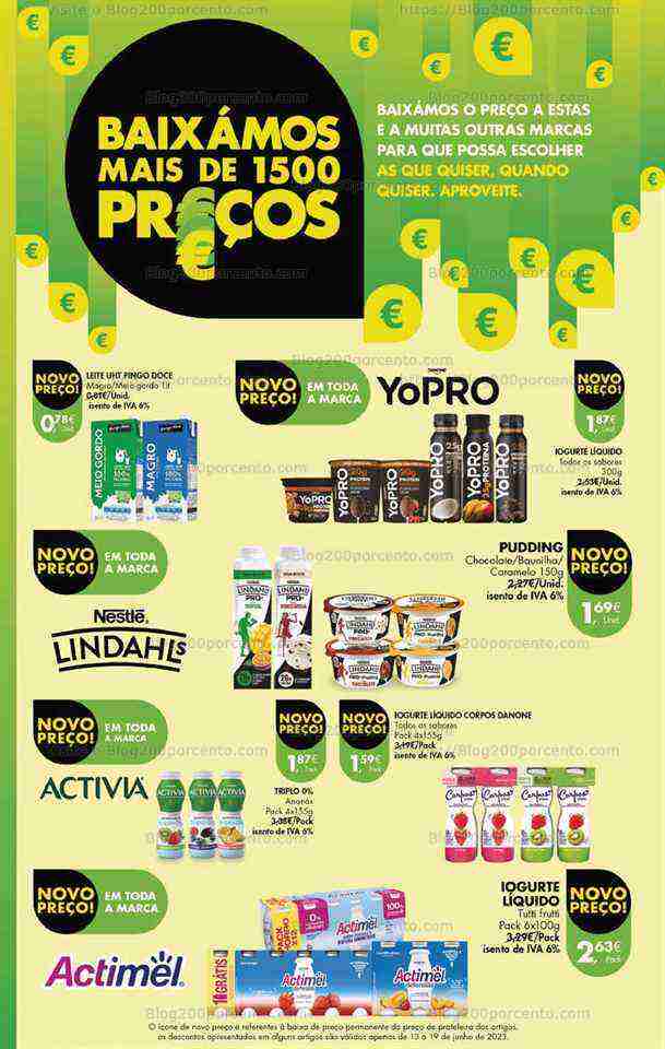 Antevisão Folheto PINGO DOCE Promoções Fim de Semana - 16 a 19 junho