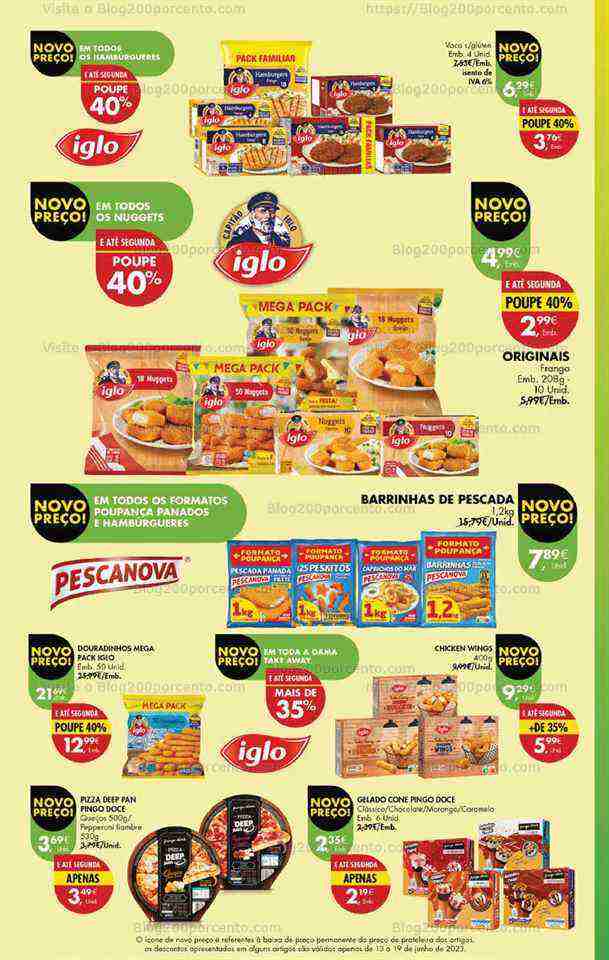 Antevisão Folheto PINGO DOCE Promoções Fim de Semana - 16 a 19 junho