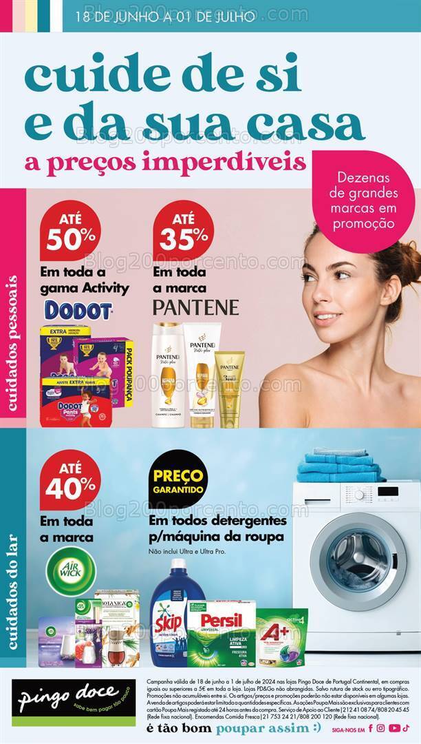 Antevisão Folheto PINGO DOCE Cuidados Pessoais e do Lar - 18 junho a 1 julho