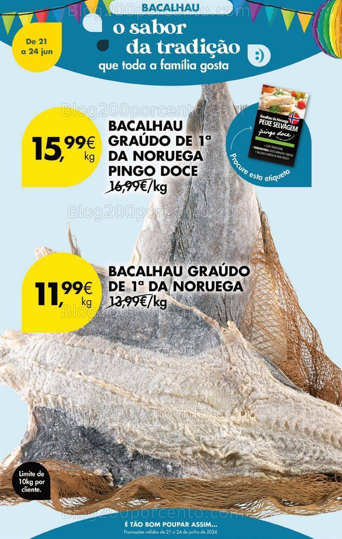 Antevisão Folheto PINGO DOCE Fim de Semana Promoções de 21 a 24 junho