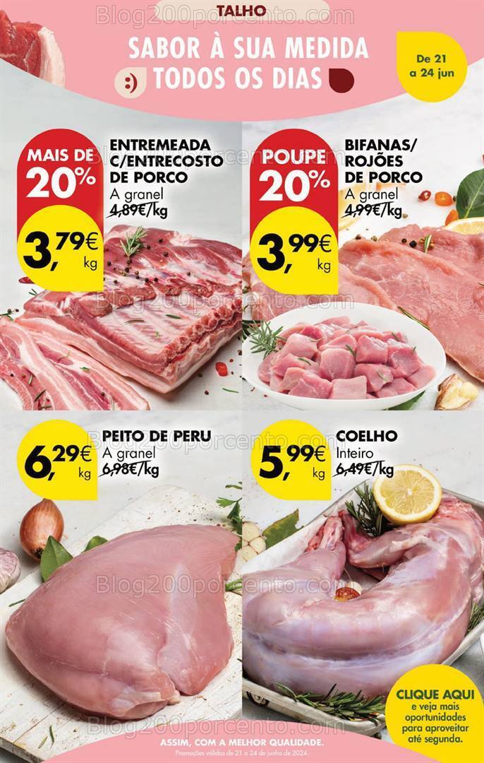 Antevisão Folheto PINGO DOCE Fim de Semana Promoções de 21 a 24 junho
