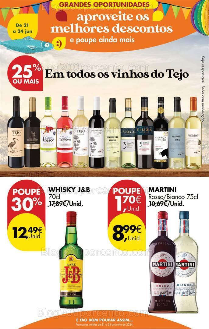 Antevisão Folheto PINGO DOCE Fim de Semana Promoções de 21 a 24 junho