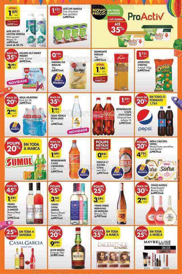 Antevisão Folheto PINGO DOCE Madeira Fim de Semana - 23 a 26 junho