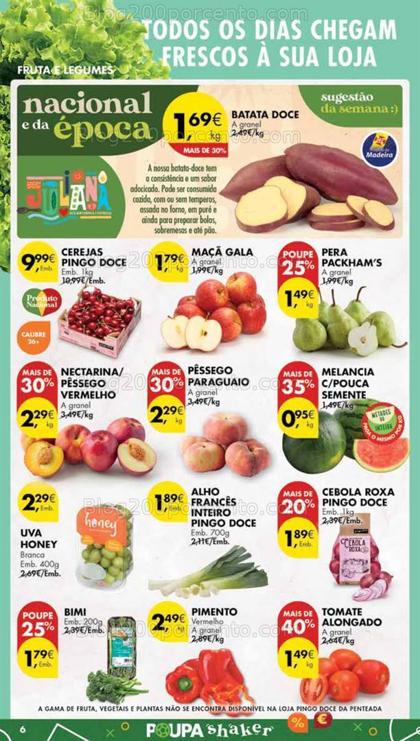 Antevisão Folheto PINGO DOCE Madeira Promoções de 25 junho a 1 julho