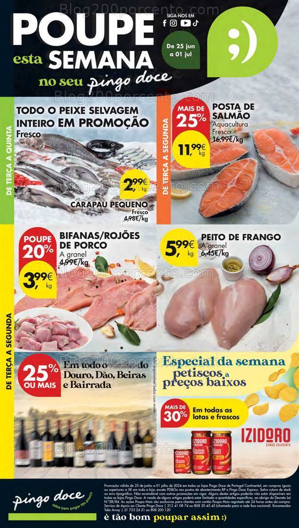 Antevisão Folheto PINGO DOCE Lojas Pequenas Promoções de 25 junho a 1 julho
