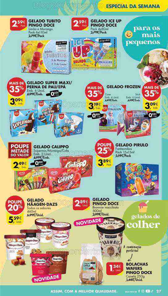 Antevisão Folheto PINGO DOCE Açores Promoções de 27 junho a 3 julho