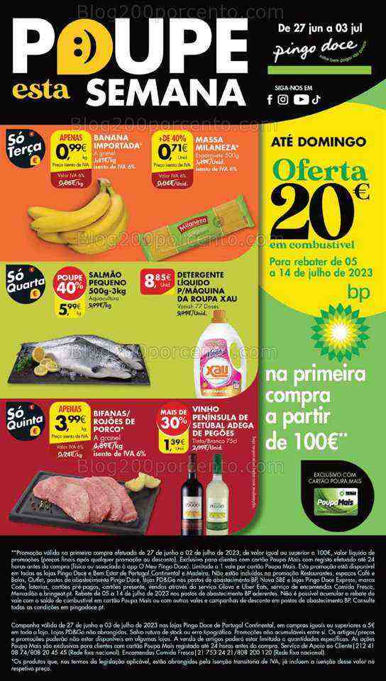 Antevisão Folheto PINGO DOCE Lojas Grandes Promoções de 27 junho a 3 julho