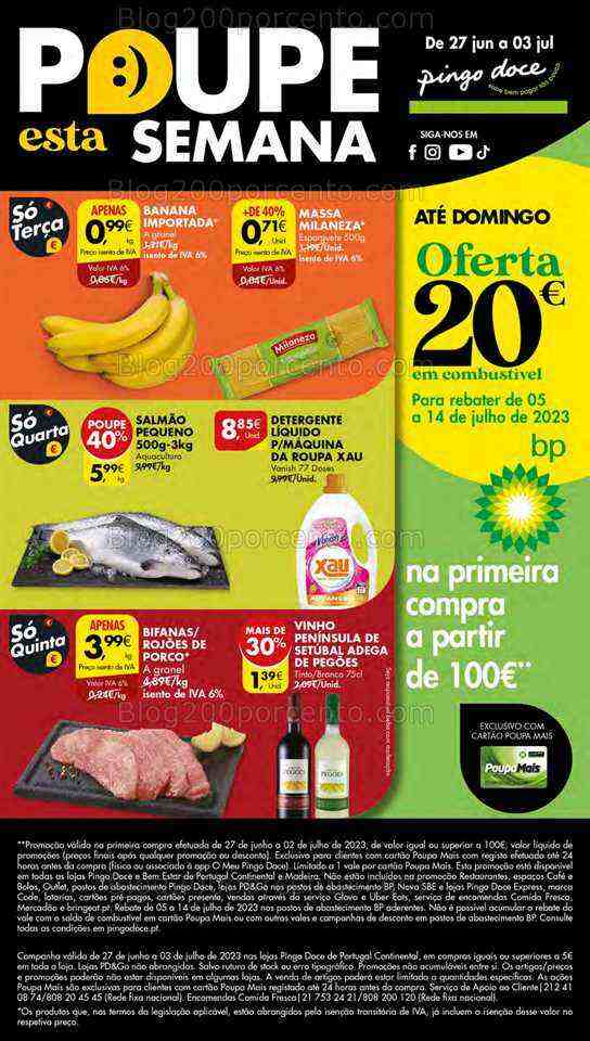 Antevisão Folheto PINGO DOCE Lojas Pequenas Promoções de 27 junho a 3 julho