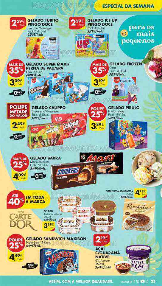 Antevisão Folheto PINGO DOCE Lojas Médias Promoções de 27 junho a 3 julho