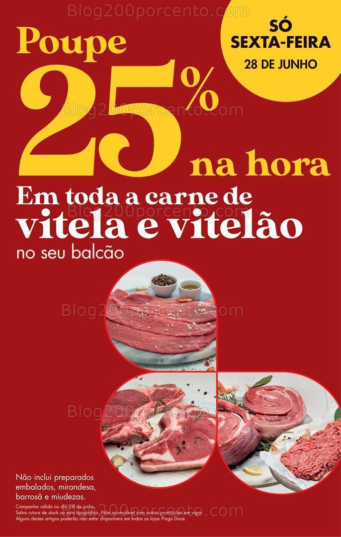 Antevisão Folheto PINGO DOCE Promoções Fim de Semana - 28 junho a 1 julho