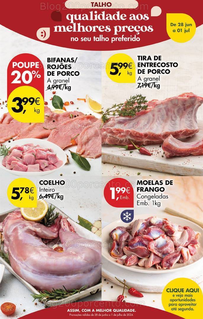 Antevisão Folheto PINGO DOCE Promoções Fim de Semana - 28 junho a 1 julho