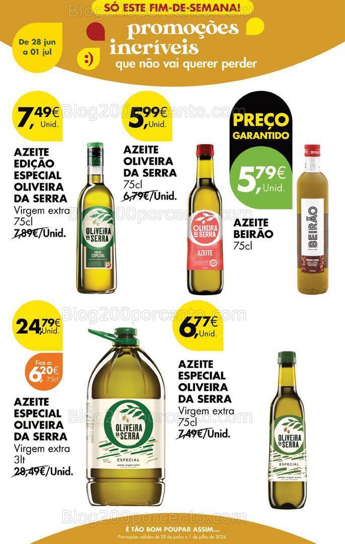 Antevisão Folheto PINGO DOCE Promoções Fim de Semana - 28 junho a 1 julho