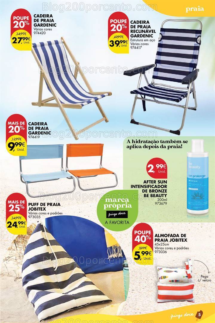 Antevisão Folheto PINGO DOCE Bazar Verão Promoções de 2 a 22 julho