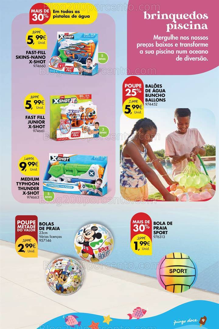 Antevisão Folheto PINGO DOCE Bazar Verão Promoções de 2 a 22 julho