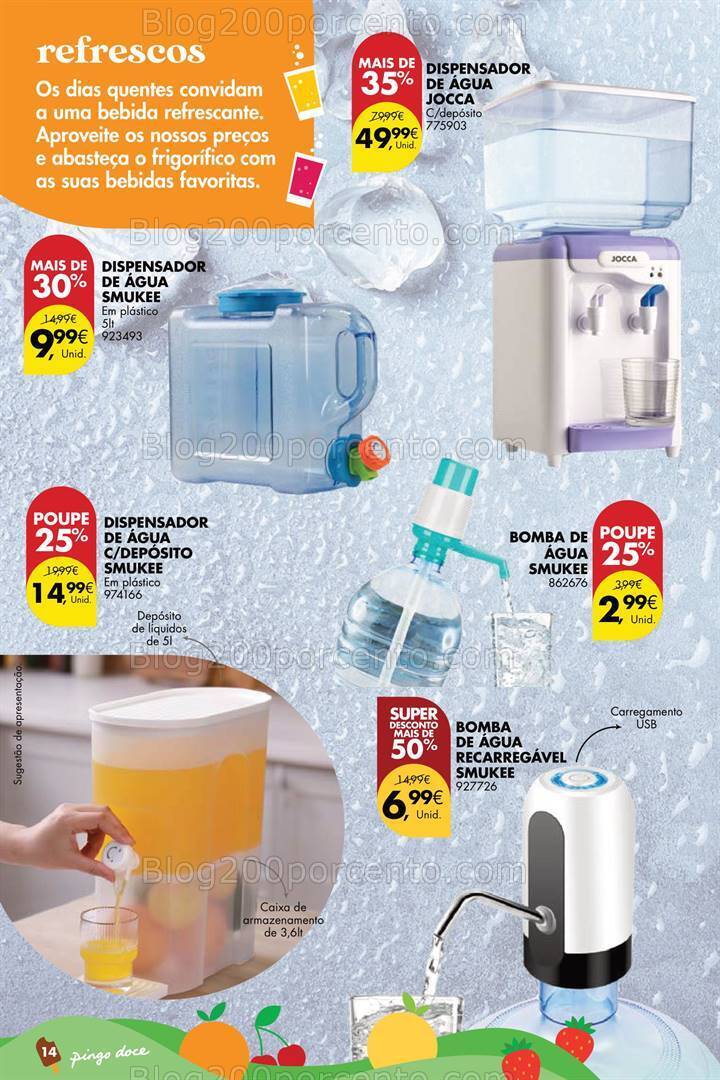 Antevisão Folheto PINGO DOCE Bazar Verão Promoções de 2 a 22 julho