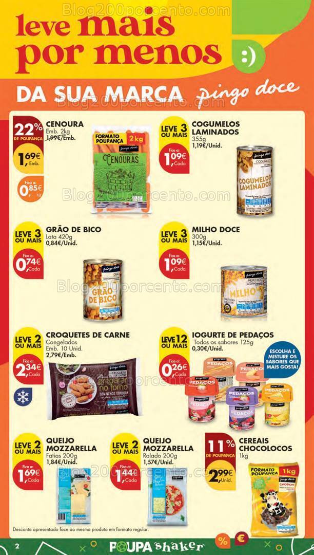 Antevisão Folheto PINGO DOCE Lojas Pequenas Promoções de 2 a 8 julho