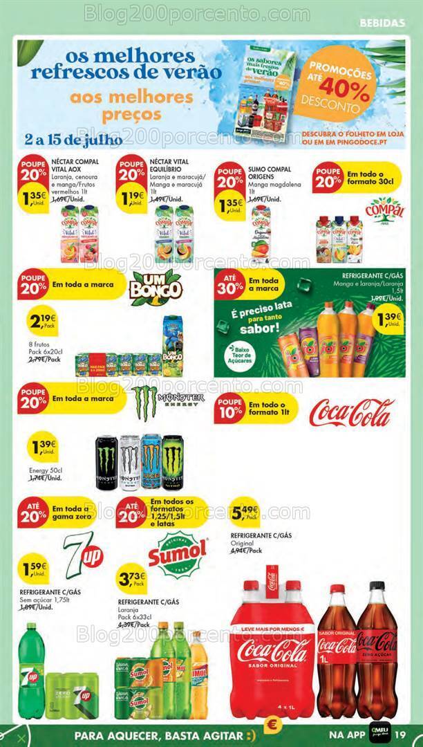 Antevisão Folheto PINGO DOCE Lojas Pequenas Promoções de 2 a 8 julho