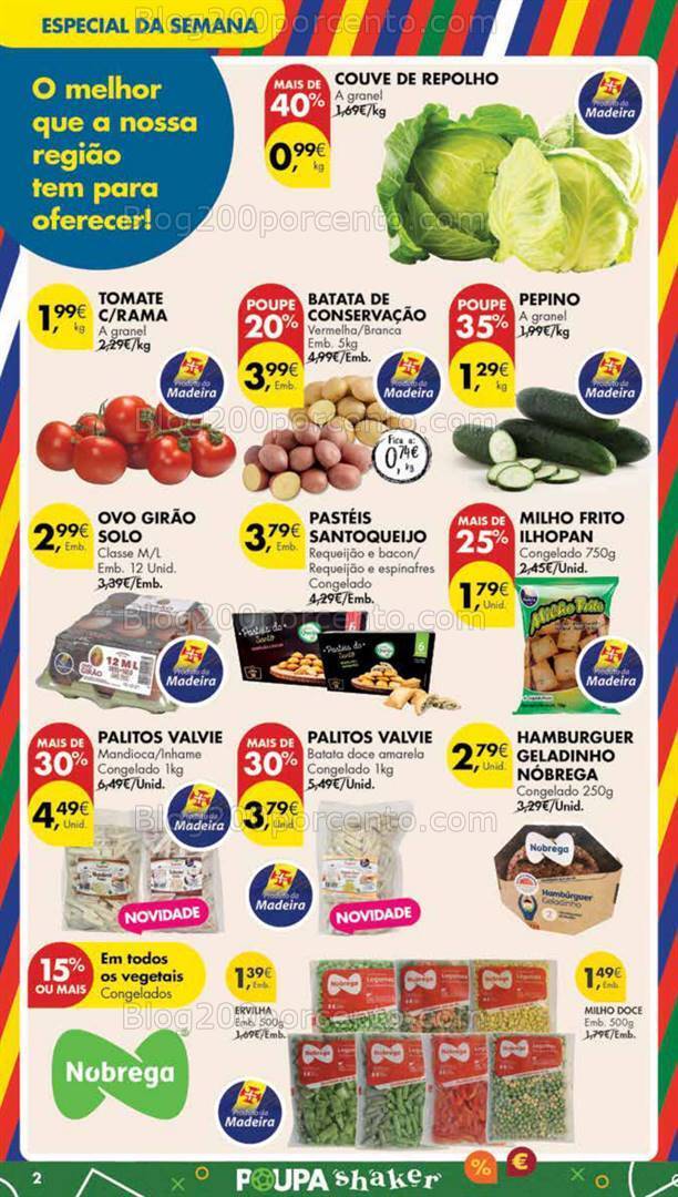 Antevisão Folheto PINGO DOCE Madeira Promoções de 2 a 8 julho