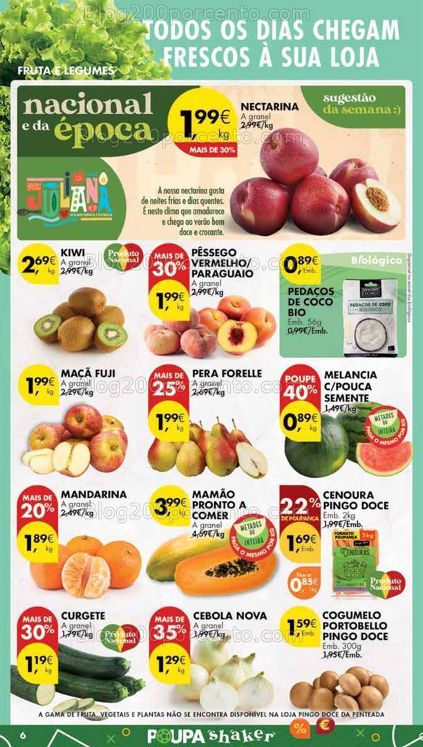Antevisão Folheto PINGO DOCE Madeira Promoções de 2 a 8 julho