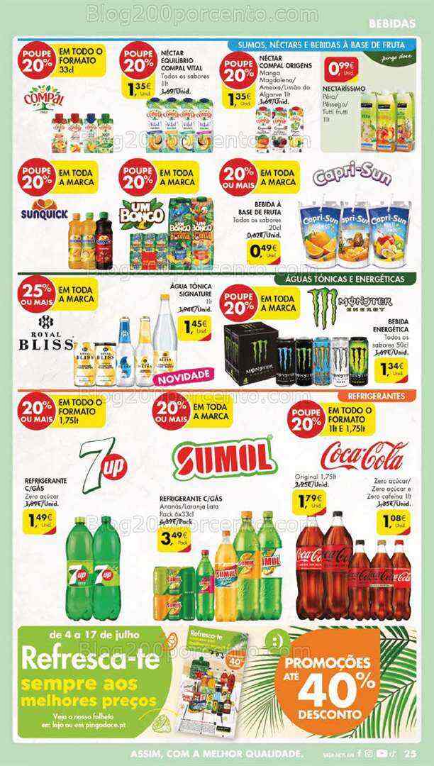 Antevisão Folheto PINGO DOCE Lojas Grandes Promoções de 4 a 10 julho