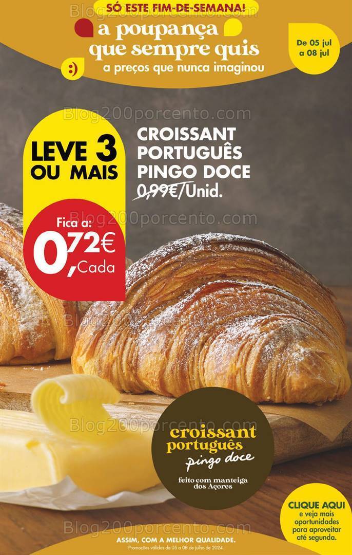 Antevisão Folheto PINGO DOCE Promoções Fim de Semana - 5 a 8 julho