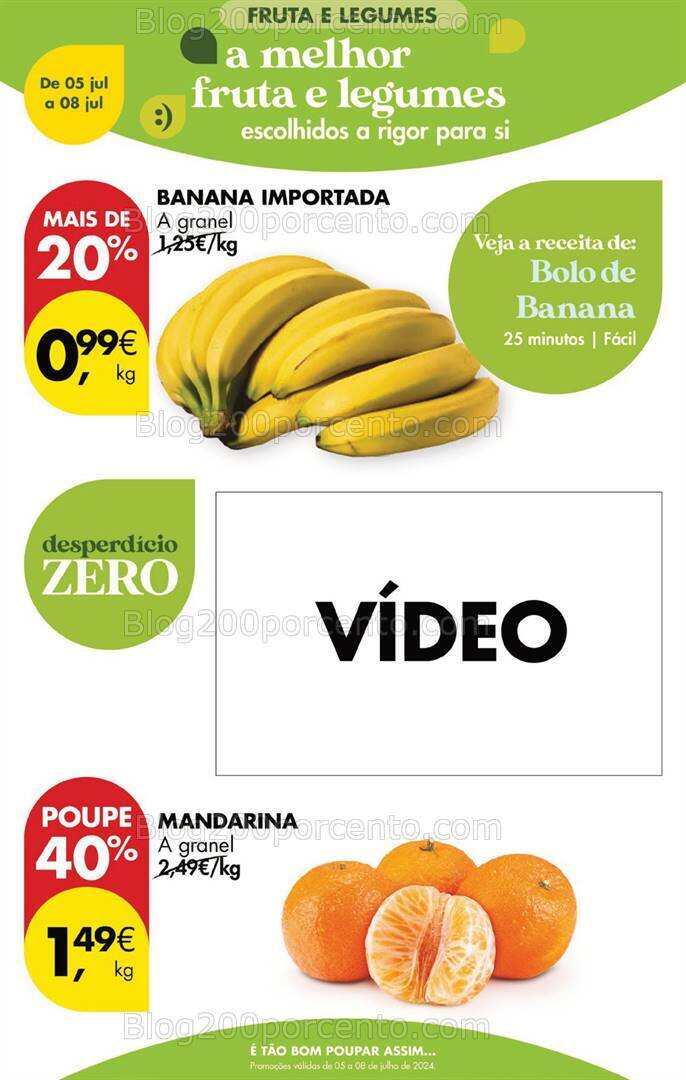 Antevisão Folheto PINGO DOCE Promoções Fim de Semana - 5 a 8 julho