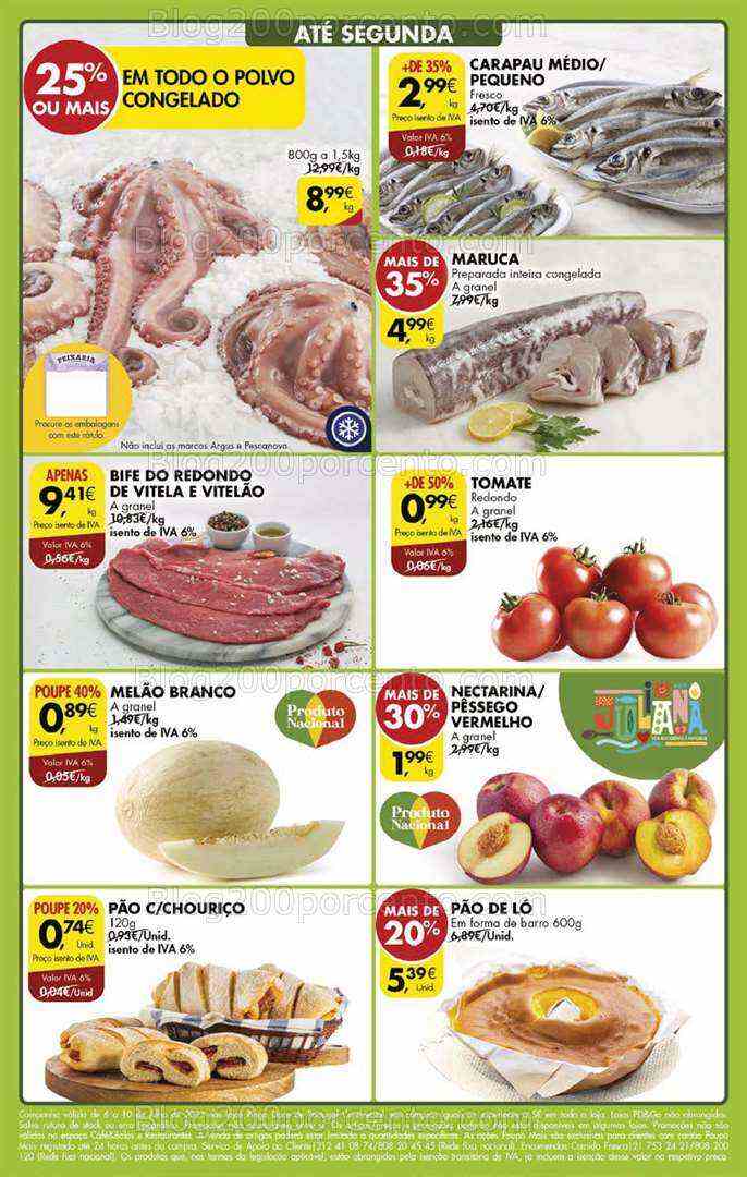 Antevisão Folheto PINGO DOCE Lojas Norte Promoções Fim de Semana - 6 a 10 julho