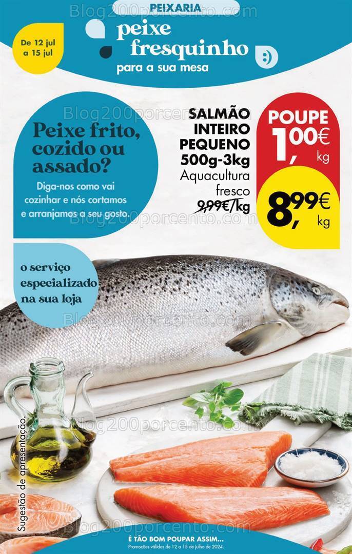 Antevisão Folheto PINGO DOCE Promoções Fim de Semana - Só 13 julho