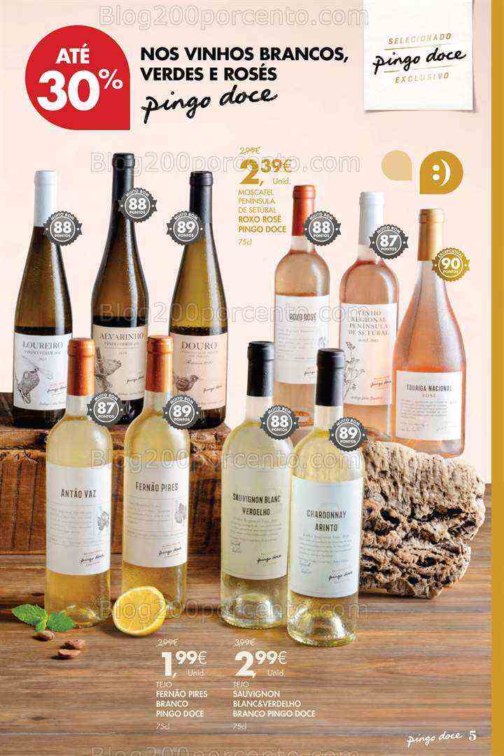 Antevisão Folheto PINGO DOCE Vinhos Promoções de 18 julho a 7 agosto
