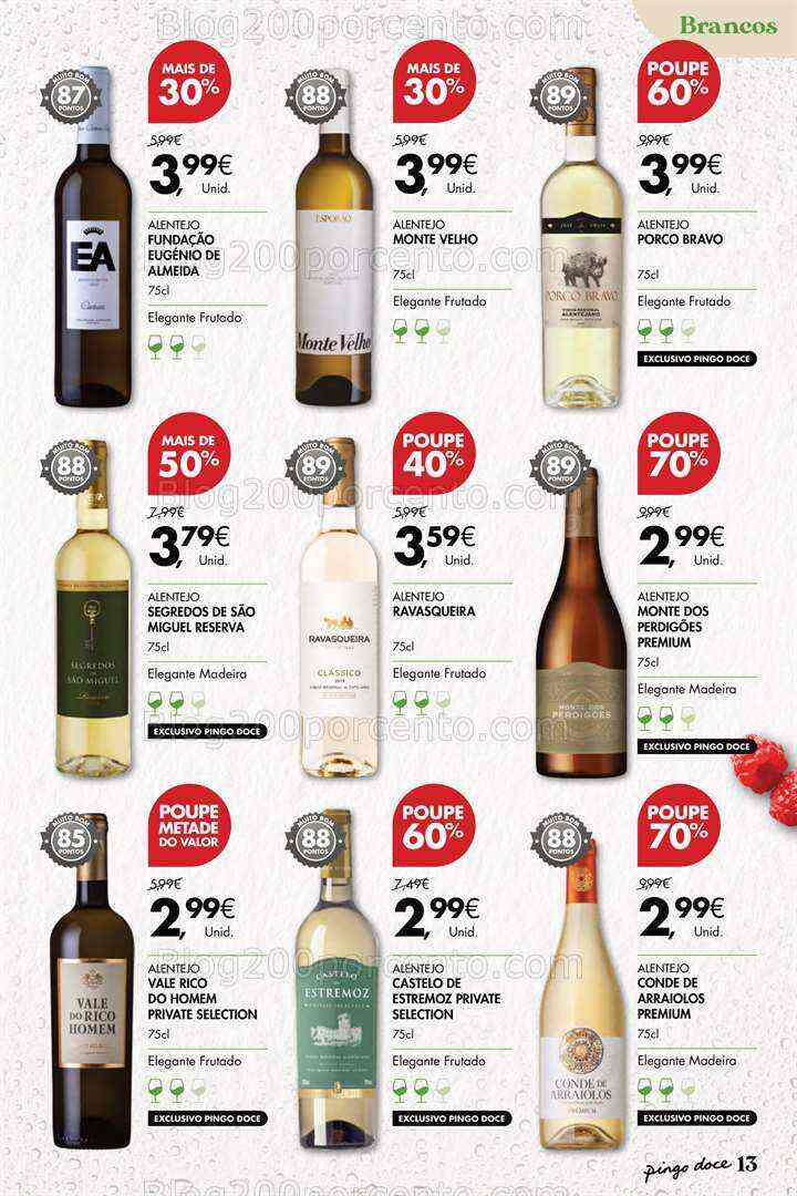 Antevisão Folheto PINGO DOCE Vinhos Promoções de 18 julho a 7 agosto