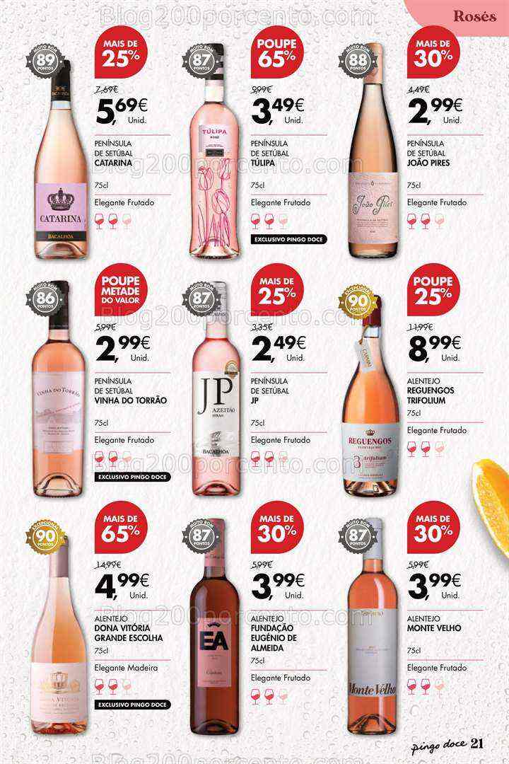 Antevisão Folheto PINGO DOCE Vinhos Promoções de 18 julho a 7 agosto