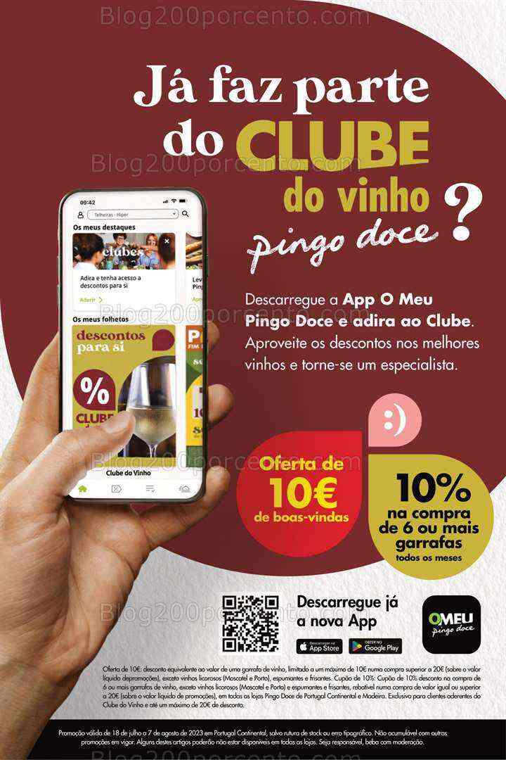 Antevisão Folheto PINGO DOCE Vinhos Promoções de 18 julho a 7 agosto