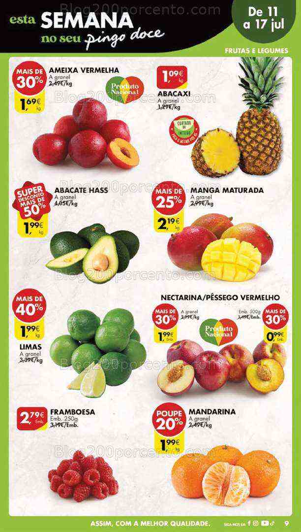 Antevisão Folheto PINGO DOCE Lojas Grandes Promoções de 11 a 17 julho